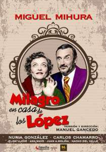 cartel milagro en CASA DE LOS LOPEZ