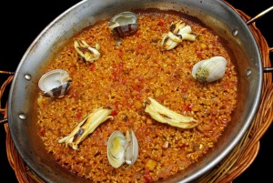 Arroz de espardeñas y almejas