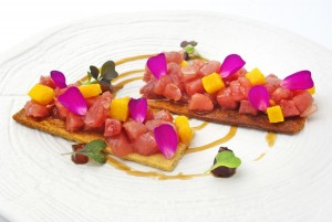 Restaurante Azahar_Tartar de Atún Rojo con Mango