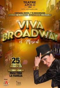 Cartel Viva Broadway Teatro apolo