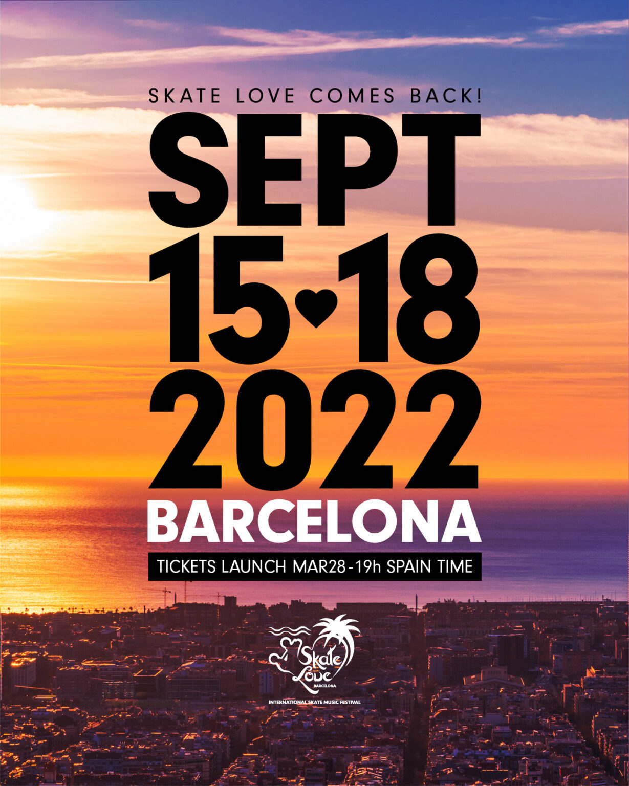 ¡Finalmente podemos confirmar que Skate Love Barcelona tendrá lugar