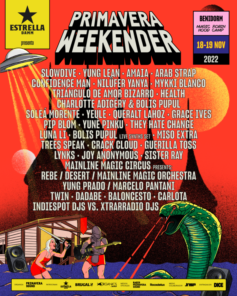 Los días 18 y 19 de noviembre, Benidorm acogerá la tercera edición de Primavera Weekender