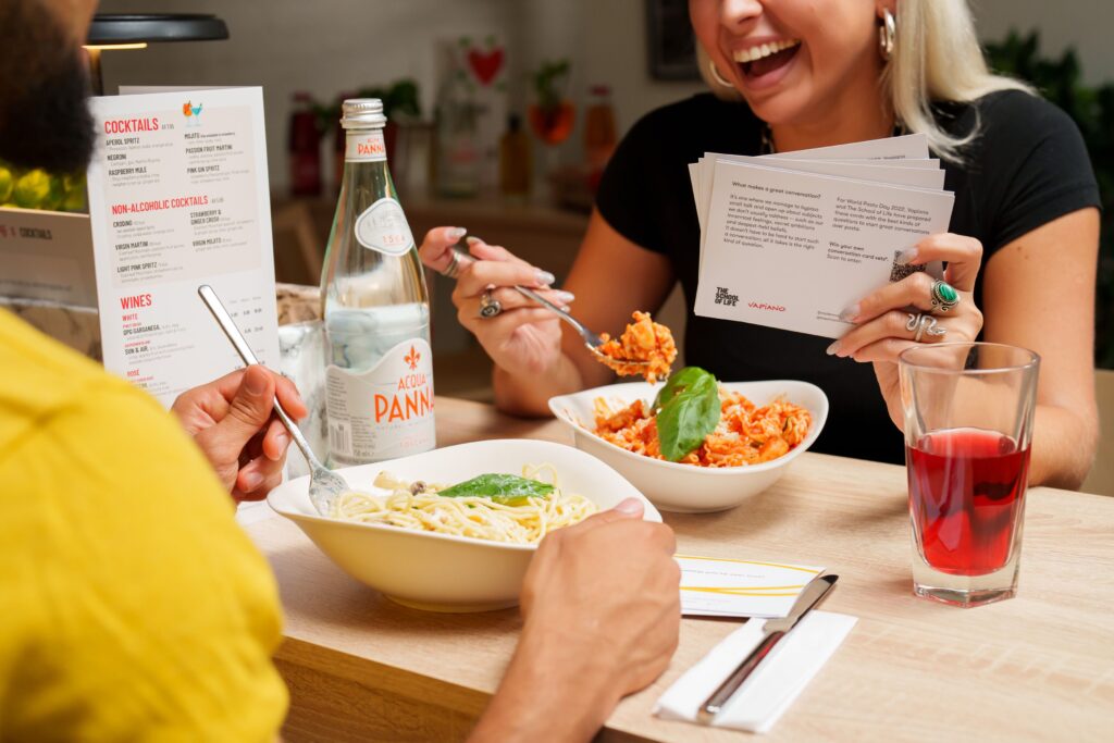 VAPIANO LANZA LA CAMPAÑA DIGITAL #CONVERSATIONSOVERPASTA