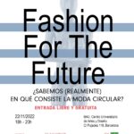 VIII FORO FASHION FOR THE FUTURE 22 DE NOVIEMBRE