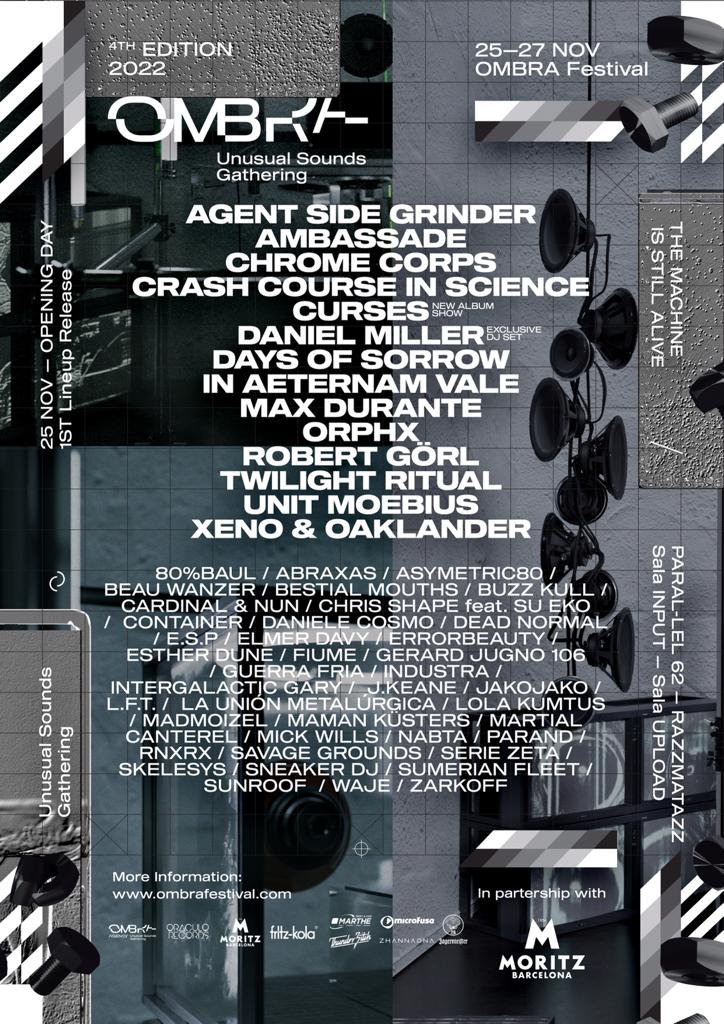 Ombra Festival anuncia cambio de ubicación, horarios y espectáculo inaugural para la edición 2022, que tiene lugar del viernes 25 al domingo 27