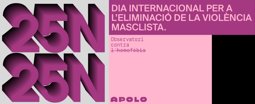 Apolo instal·larà un Punt Lila feminista i LGTBI permanent de l’OCH