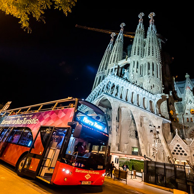 ¡Recorrido navideño en autobús por Barcelona!