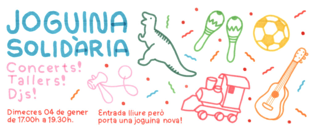 Apolo y Escola de Rock presentan el concierto benéfico de Reyes Joguina Solidària 4 de enero