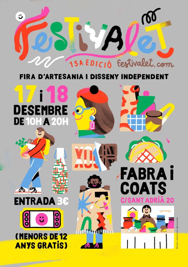 ¡Cómo cada Navidad vuelve el Festivalet y este año celebramos la edición número 15! Este sábado 17 y domingo 18