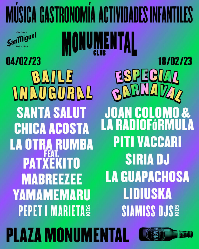 Monumental Club vuelve los próximos 4 y 18 de febrero con su Baile Inaugural y el clásico Especial Carnaval
