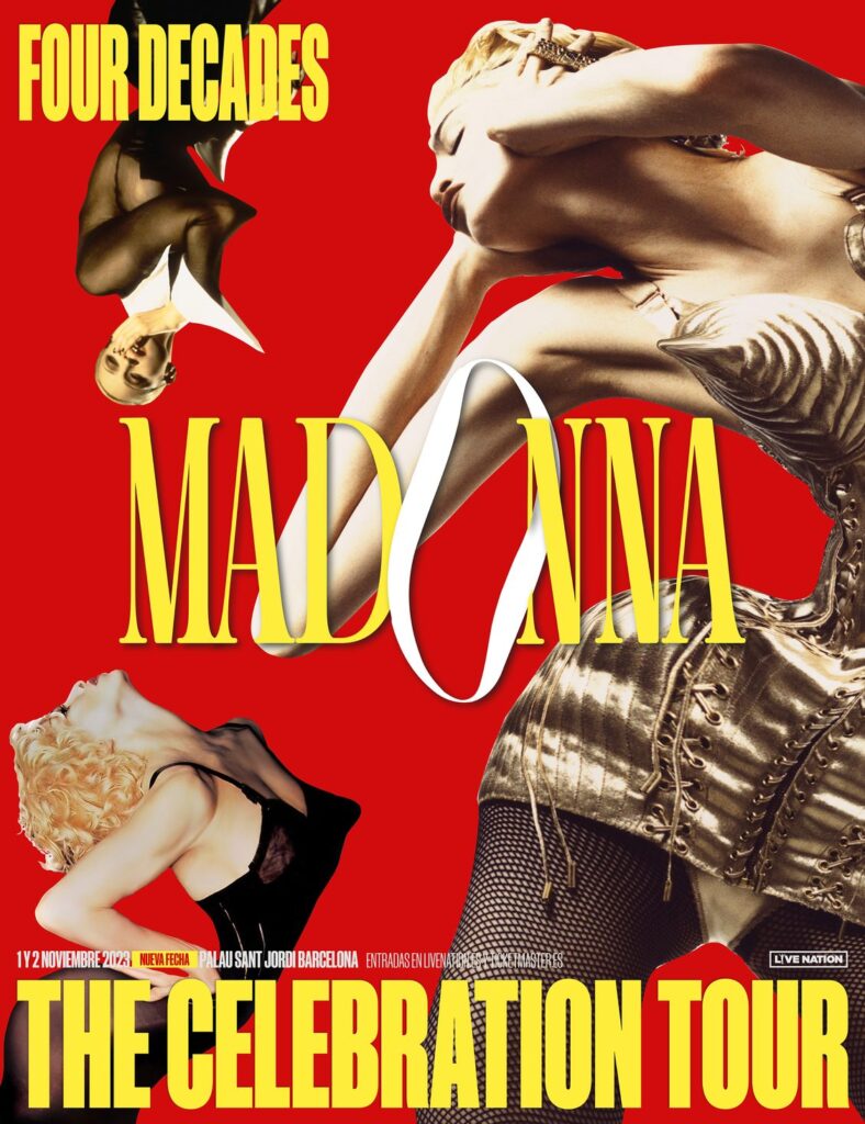 MADONNA ANUNCIA UNA SEGUNDA FECHA EN BARCELONA DEBIDO A LA ALTA DEMANDA DE ENTRADAS: LA ARTISTA ACTUARÁ TAMBIÉN EN EL PALAU SANT JORDI DE BARCELONA EL 2 DE NOVIEMBRE DE 2023