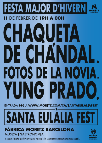 Moritz presenta el Santa Eulàlia Fest – 11 de febrer