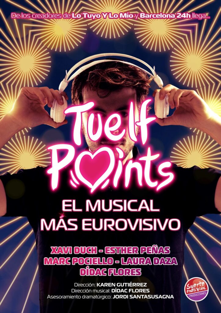 ‘Tuelf Points’ – El musical més eurovisiu DEL 7 D’ABRIL AL 21 DE MAIG Teatre Gaudí