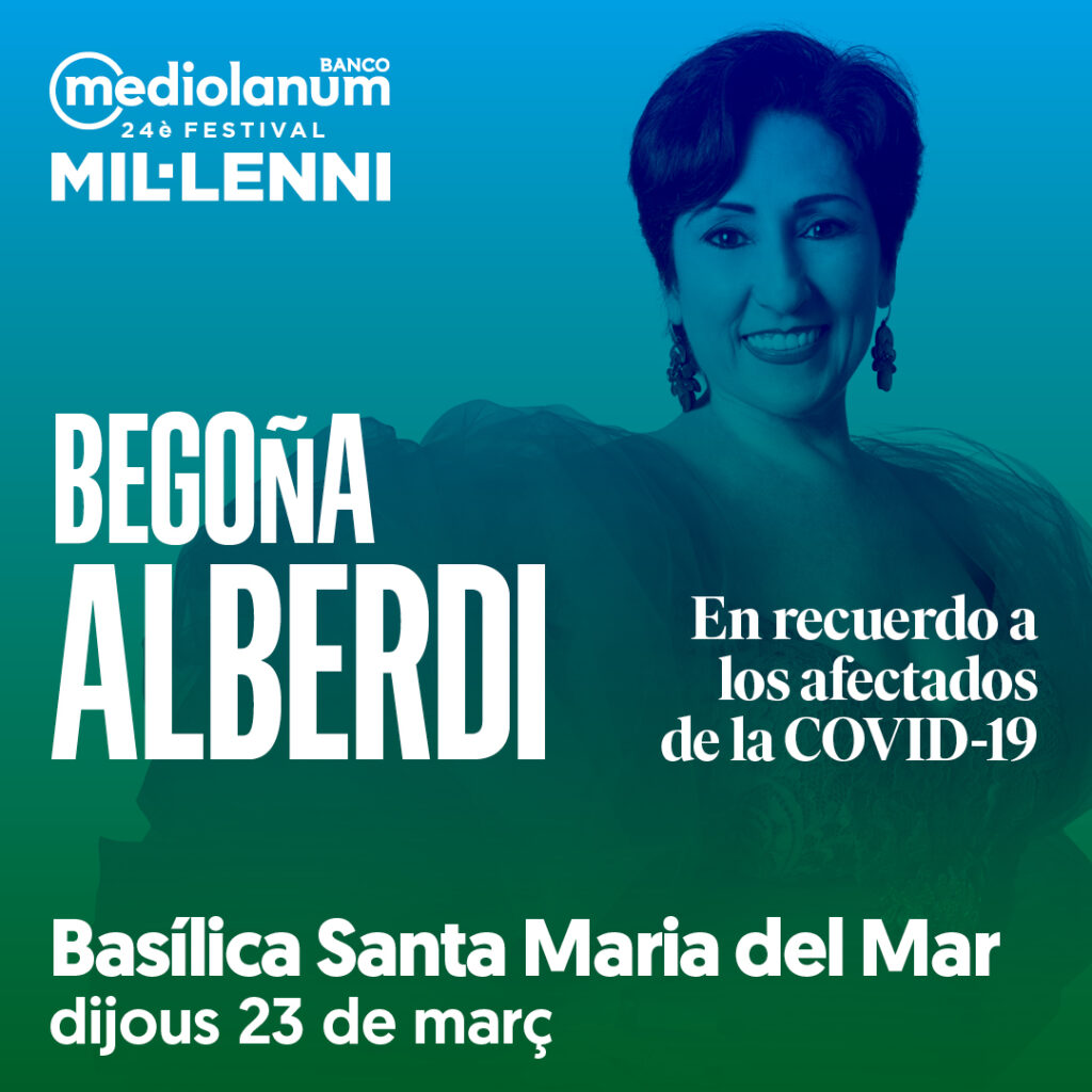 BEGOÑA ALBERDI EN CONCIERTO En recuerdo a los afectados de la COVID-19 23 de marzo | Barcelona