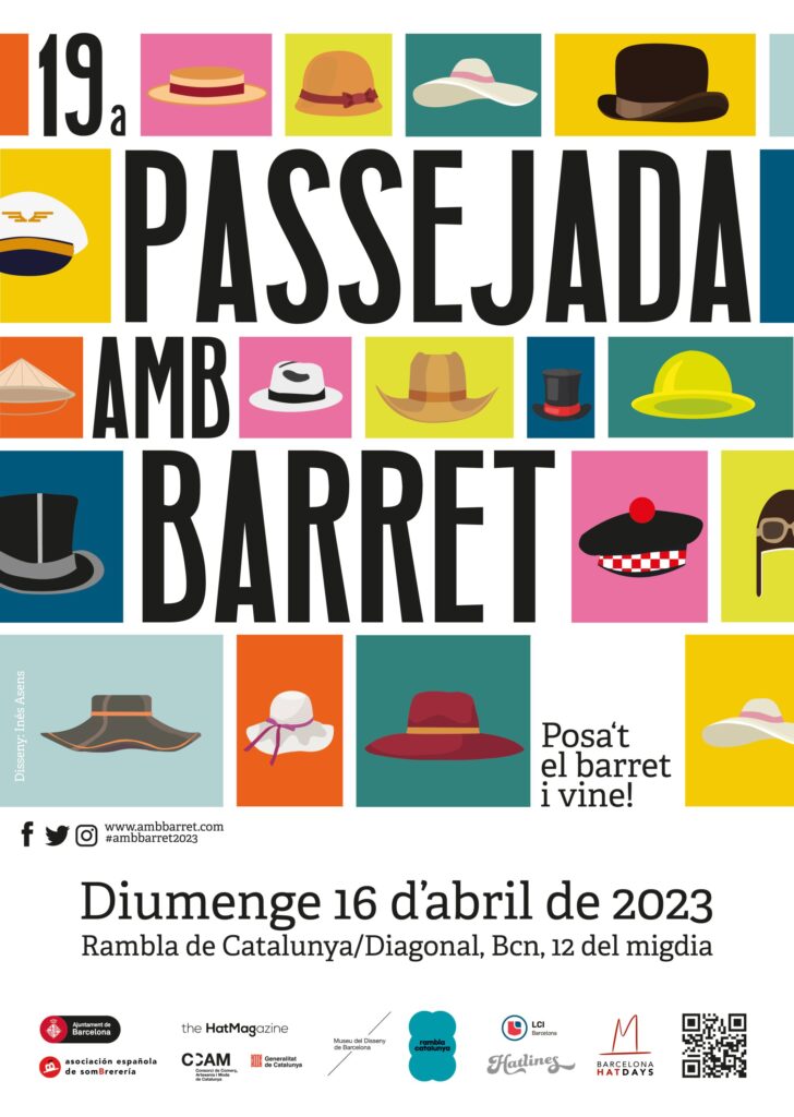 La Passejada amb Barret (Paseo con Sombrero) de Barcelona 16 de abril de 2023