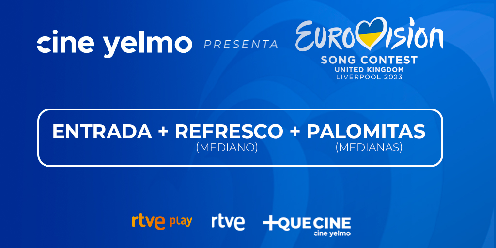 Cine Yelmo emite la final de Eurovisión en directo en sus salas el 13 de mayo