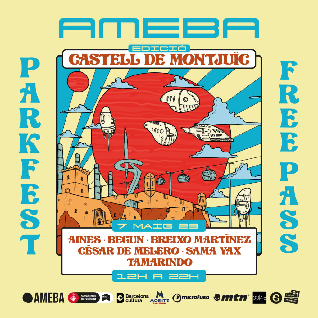 AMEBA Parkfest se traslada al Castell de Montjuic 7 de mayo
