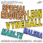 SOUNDIT PLAZA cierra temporada este sábado 20 de mayo en La Monumental con Special Request, Leon Vynehall, Mari.te y Malena