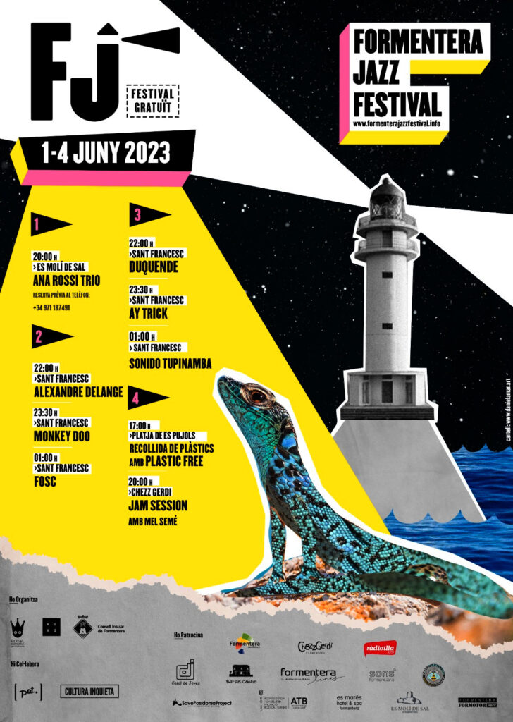 9ª Edición FORMENTERA JAZZ FESTIVAL 🎷Con Duquende, Alexandre Delange, Ana Rossi, Ay Trick, Monkey Doo, Sonido Tupinamba, Fosc y Mel Semé del 1 al 4 de junio