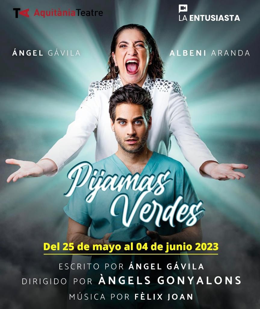 Torna PIJAMAS VERDES Del 25 de maig al 4 de juny de 2023 a l’Aquitània Teatre.