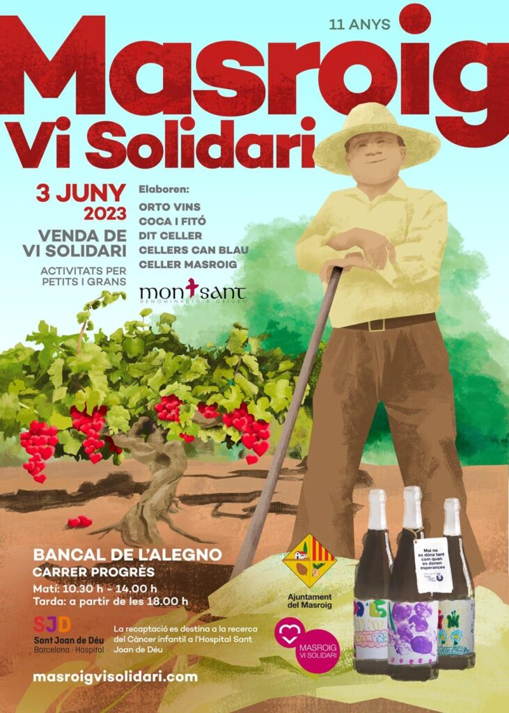 Arriba una nova edició de la Fira Masroig Vi Solidari 3 de juny