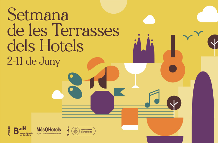 VUELVE LA SEMANA DE LAS TERRAZAS DE LOS HOTELES DE BARCELONA Del 2 al 11 de junio