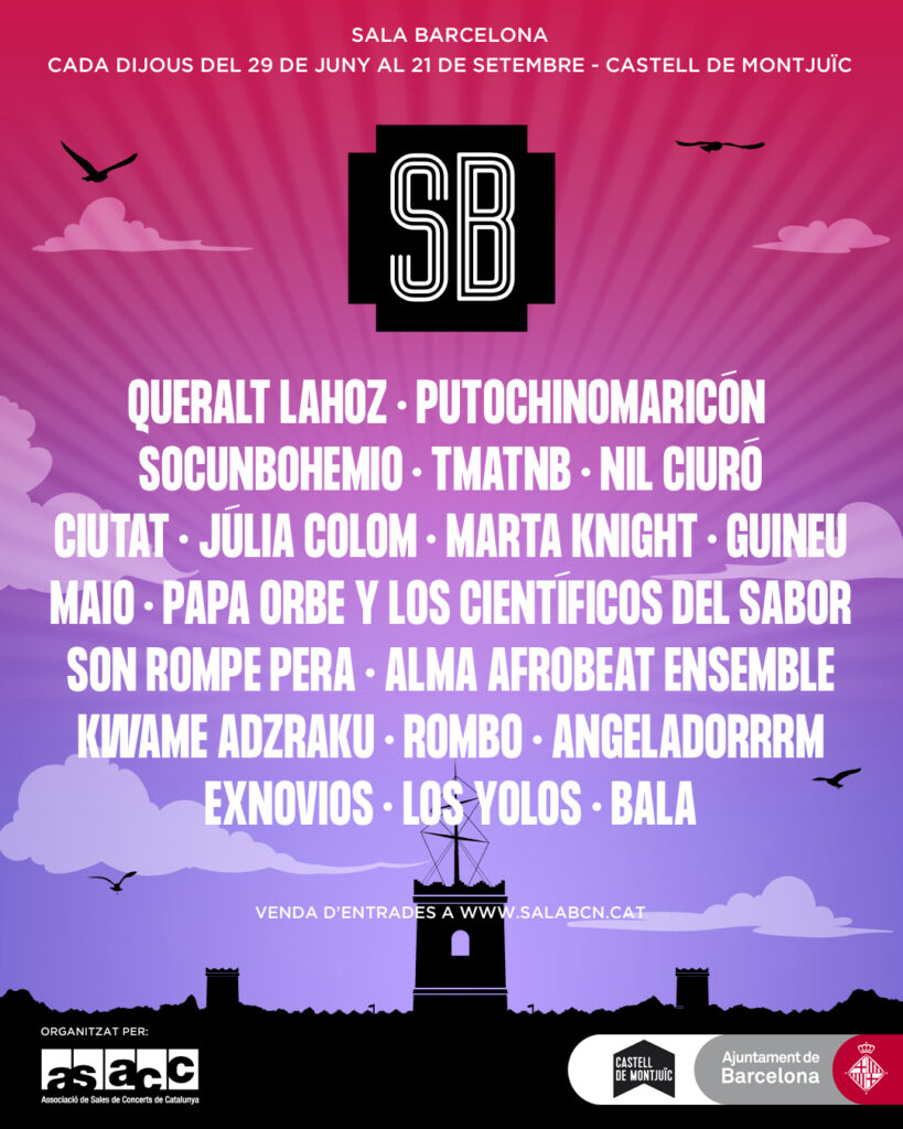 Queralt Lahoz inaugura la quarta edició del projecte Sala Barcelona – Música al Castell de Montjuïc que tornarà a omplir de música el Pati d’Armes del castell tots els dijous des del 29 de juny al 21 de setembre.