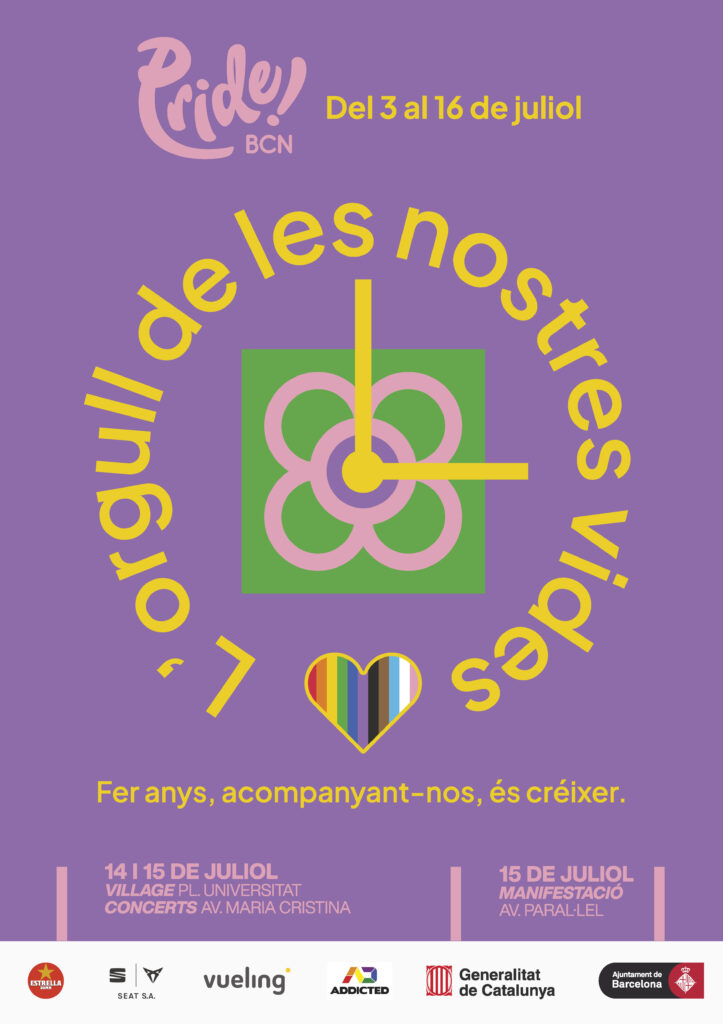 PRIDE! BCN 2023 EL ORGULLO DE NUESTRAS VIDAS  del 3 al 16 de julio
