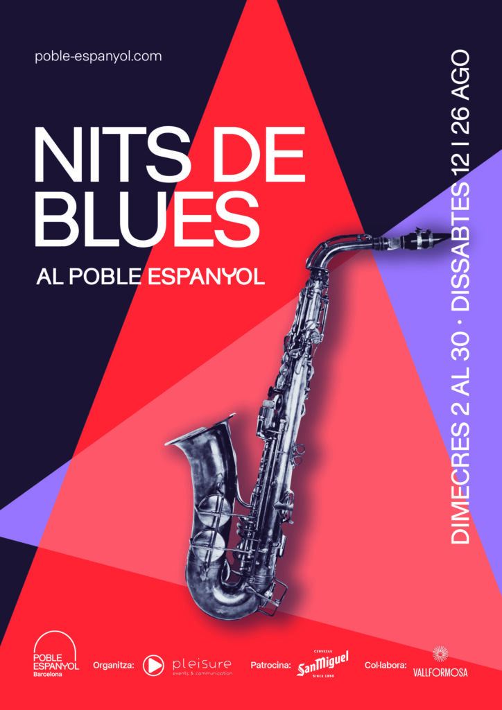 Blues, rock, ópera y rumba al aire libre, sesiones DJ, gastronomía y buen ambiente se unen en las Noches en Vivo del Poble Espanyol este mes de agosto