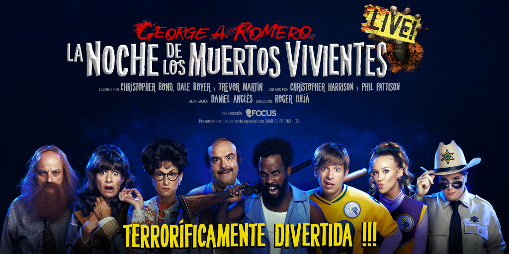 La noche de los muertos vivientes ¡Live! a partir del 22 de setembre