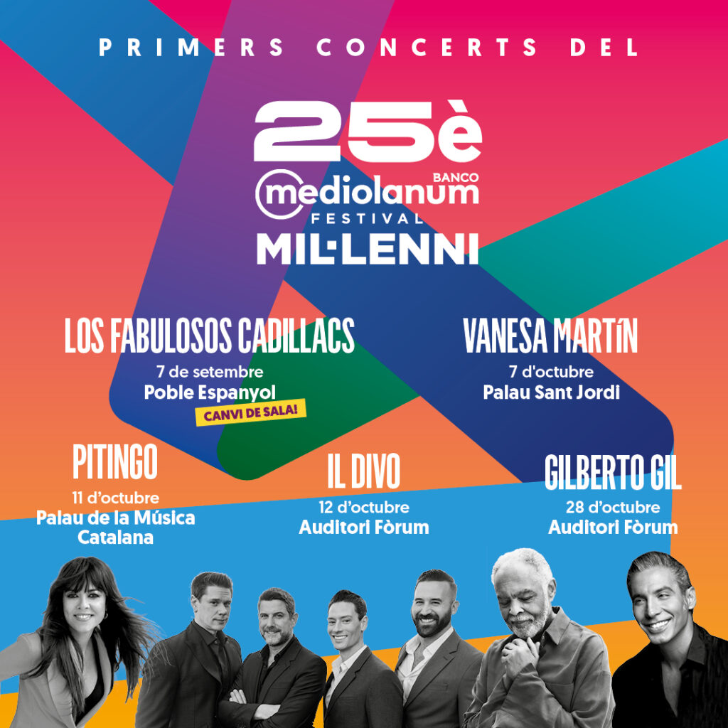 El Banco Mediolanum Festival Mil·lenni empieza su 25a edición con el sold out de Los Fabulosos Cadillacs en el Poble Espanyol