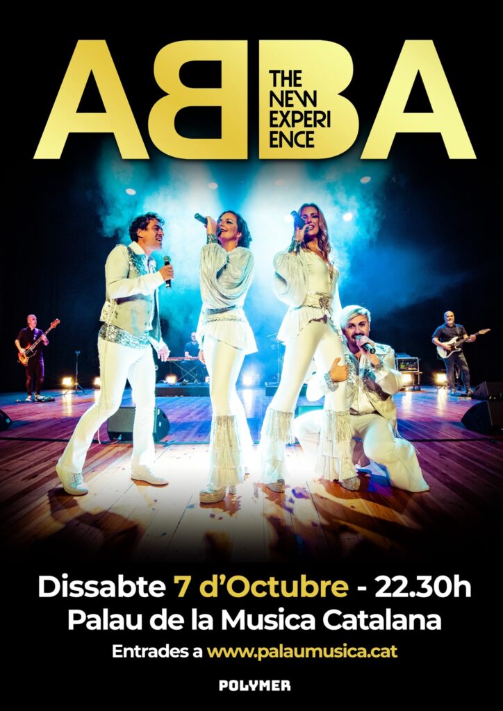 ABBA THE NEW EXPERIENCE- La banda tributo a ABBA actuará en el Palau de la Música Catalana el 7 de octubre