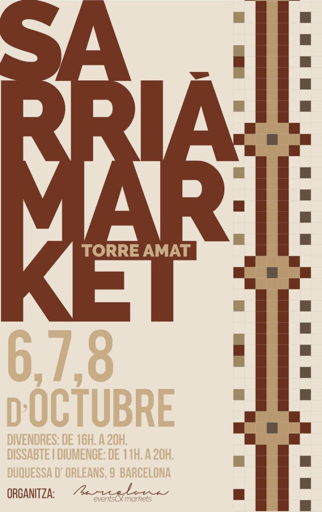 🍂𝕊𝕒𝕣𝕣𝕚𝕒 𝕄𝕒𝕣𝕜𝕖𝕥🍂 Vuelve Sarrià Market a 𝕋𝕠𝕣𝕣𝕖 𝔸𝕞𝕒𝕥 6, 7 i 8 d’Octubre