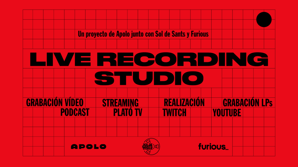 Apolo presenta Live Recording Studio junto a Sol de Sants y furious_