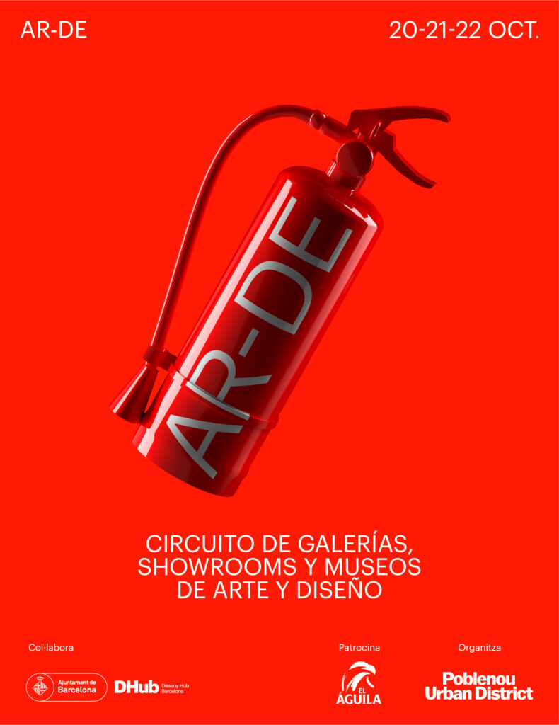 Poblenou Urban District presenta una nueva edición del AR-DE, un recorrido único por el arte y el diseño de Poblenou, del 20 al 22 de octubre