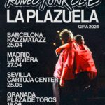 La Plazuela anuncia nuevas fechas para 2024 en Madrid, Barcelona, Sevilla y Granada a partir del 25 de abril, entradas a la venta el 10 de octubre.