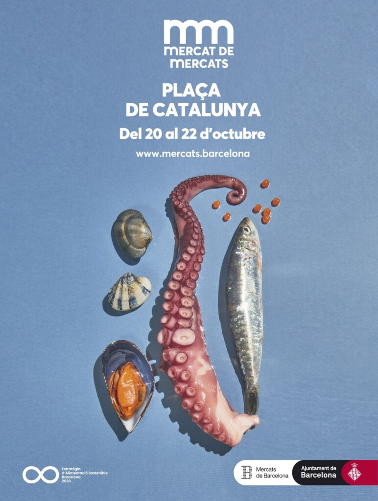 El 20, 21 y 22 de octubre se celebra la 12ª edición de la Fira Mercat de Mercats en plaza de Catalunya