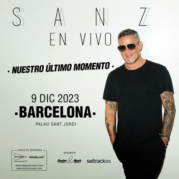 ¡Alejandro Sanz vuelve a Barcelona el 9 de diciembre!