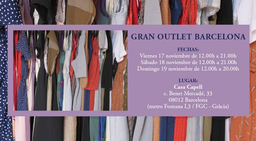 GRAN OUTLET BARCELONA del 17 al 19 de noviembre en Barcelona