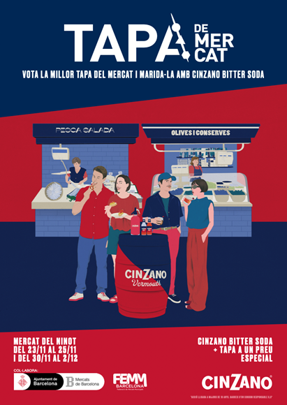 Arranca la Tapa de Mercat: seis días para comerse Barcelona en el Mercat del Ninot 23, 24 , 25 y 30 de noviembre y 1 y 2 de diciembre