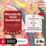 Primer Xmas Market de moda sostenible 2 de diciembre