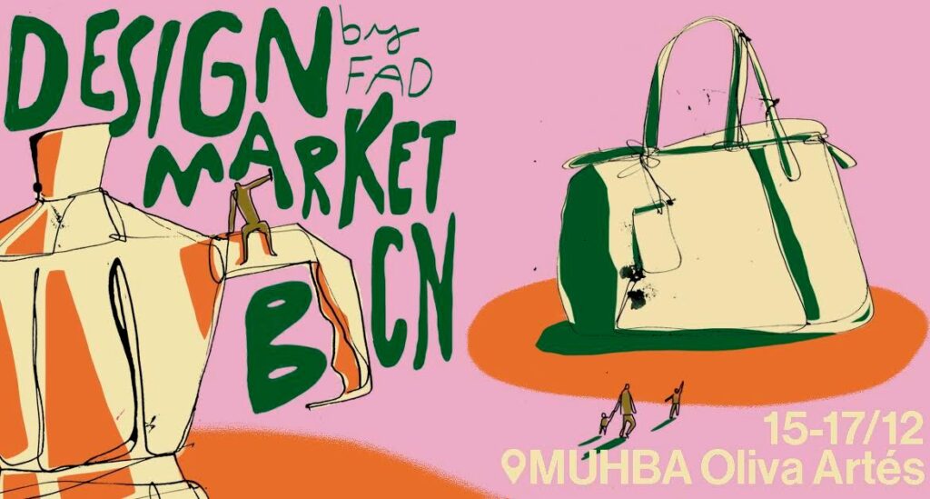 El Design Market vuelve los días 15, 16 y 17 de diciembre con un cambio de ubicación: este año se celebrará en el MUHBA Oliva Artés, en medio del Parque Central del Poblenou.