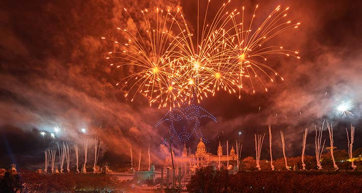 ESPECTÁCULO DE FIN DE AÑO EN MONTJUÏC