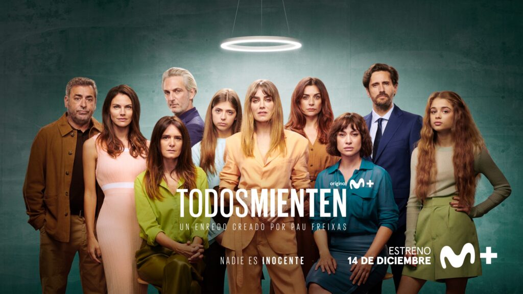 «TODOS MIENTEN», la serie original Movistar Plus+, estrena este jueves 14 de diciembre su segunda temporada