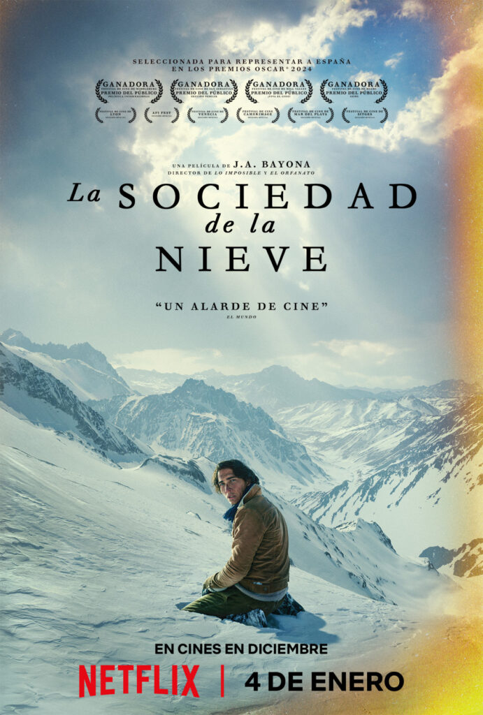 ‘La sociedad de la nieve’ llegará a Netflix el 4 de enero, después de su estreno en cines el 15 de diciembre.