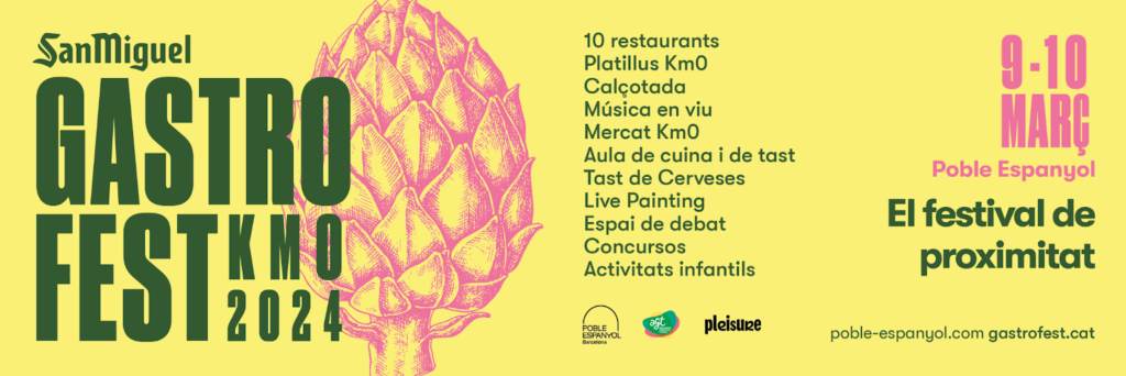 La segona edició San Miguel GastroFest Km0 creix per convertir-se en el festival de proximitat de referència a Catalunya : 9 i 10 de març