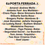 El 62 Festival de la Porta Ferrada llega con 13 artistas internacionales exclusivos y 20 artistas debutantes del 5 de julio al 20 de agosto