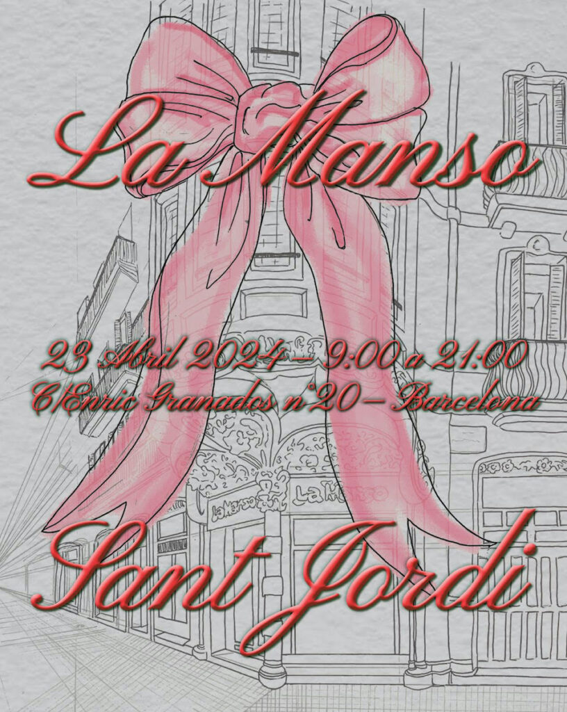 La Manso celebra un Sant Jordi muy especial con rosas y lazos