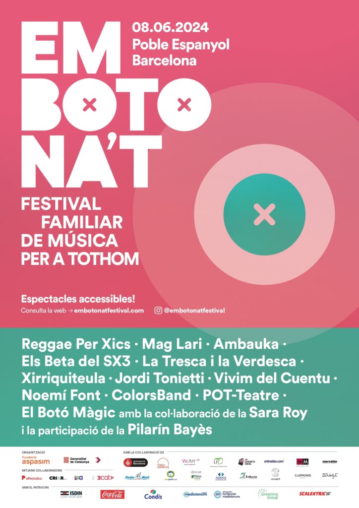 L’EMBOTONA’T FESTIVAL 2024 8 juny 2024 – Poble Espanyol – Barcelona