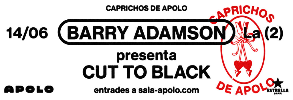 BARRY ADAMSON PUBLICA «CUT TO BLACK», DISCO QUE PRESENTARÁ EN CAPRICHOS DE APOLO EL 14 DE JUNIO